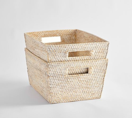 Tava Handwoven Utility Baskets | Pottery Barn (US)