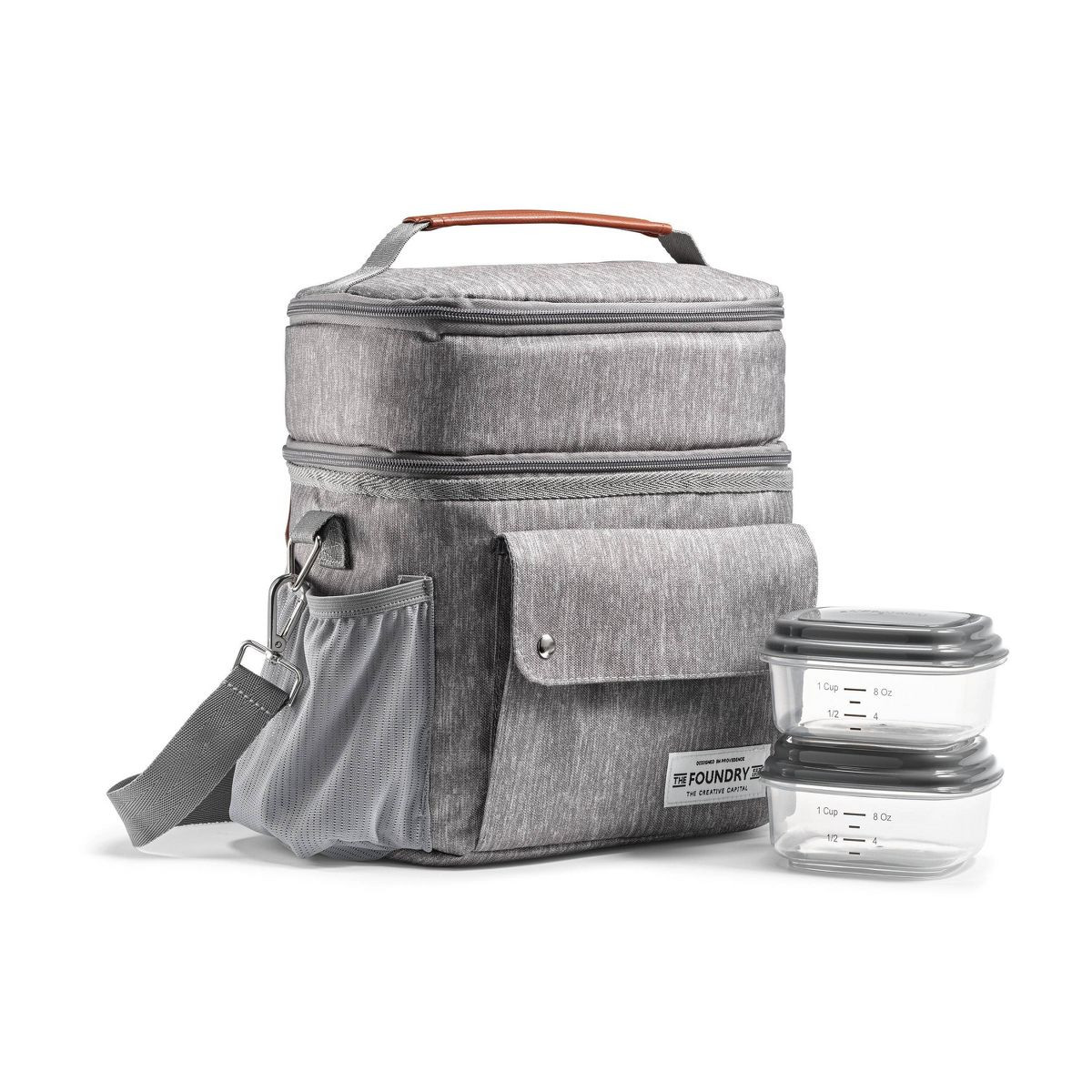 Fit & Fresh Foundry Westminster Lunch Bag Set - Gray | Target