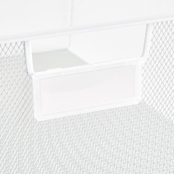 Elfa Classic Drawer Label Holders Translucent Pkg/4 | The Container Store