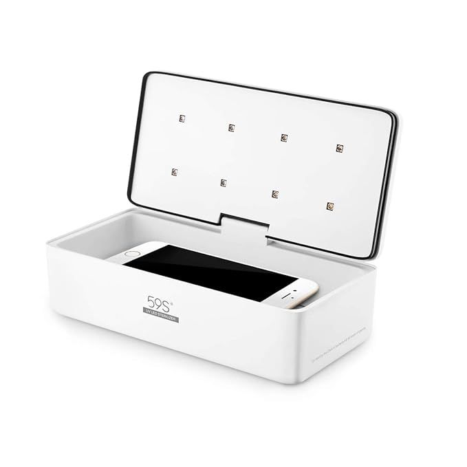 UV Light Sanitizer,UV LED Sterilizing Box for Mobile Phone,Glasses,Watches,Nail Tool,Beauty Tool ... | Amazon (US)