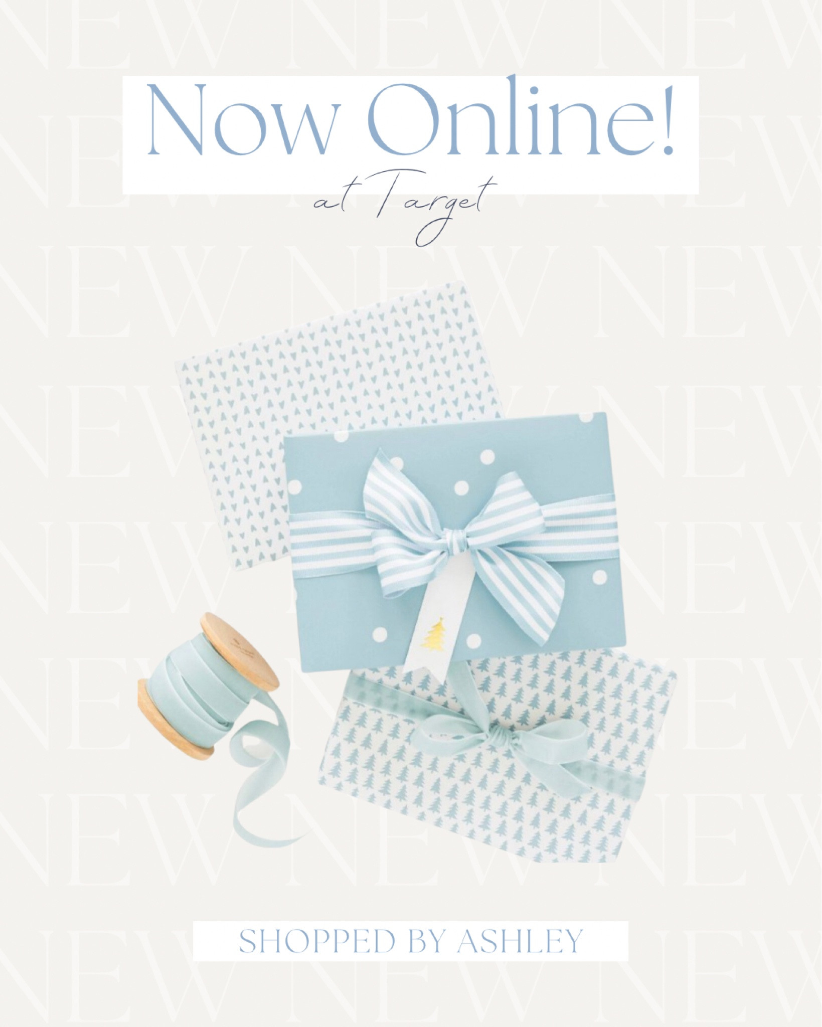 This wrapping paper sells out every year! Get it early & while you still can! 

Sugar Paper, sugar paper target, blue and white Christmas, Christmas wrapping paper, Target Christmas wrapping paper, coastal Christmas, coastal Grandmillennial Christmas 

#LTKHoliday #LTKhome #LTKSeasonal