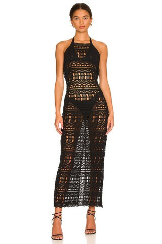 RUMER Ines Maxi in Black from Revolve.com | Revolve Clothing (Global)