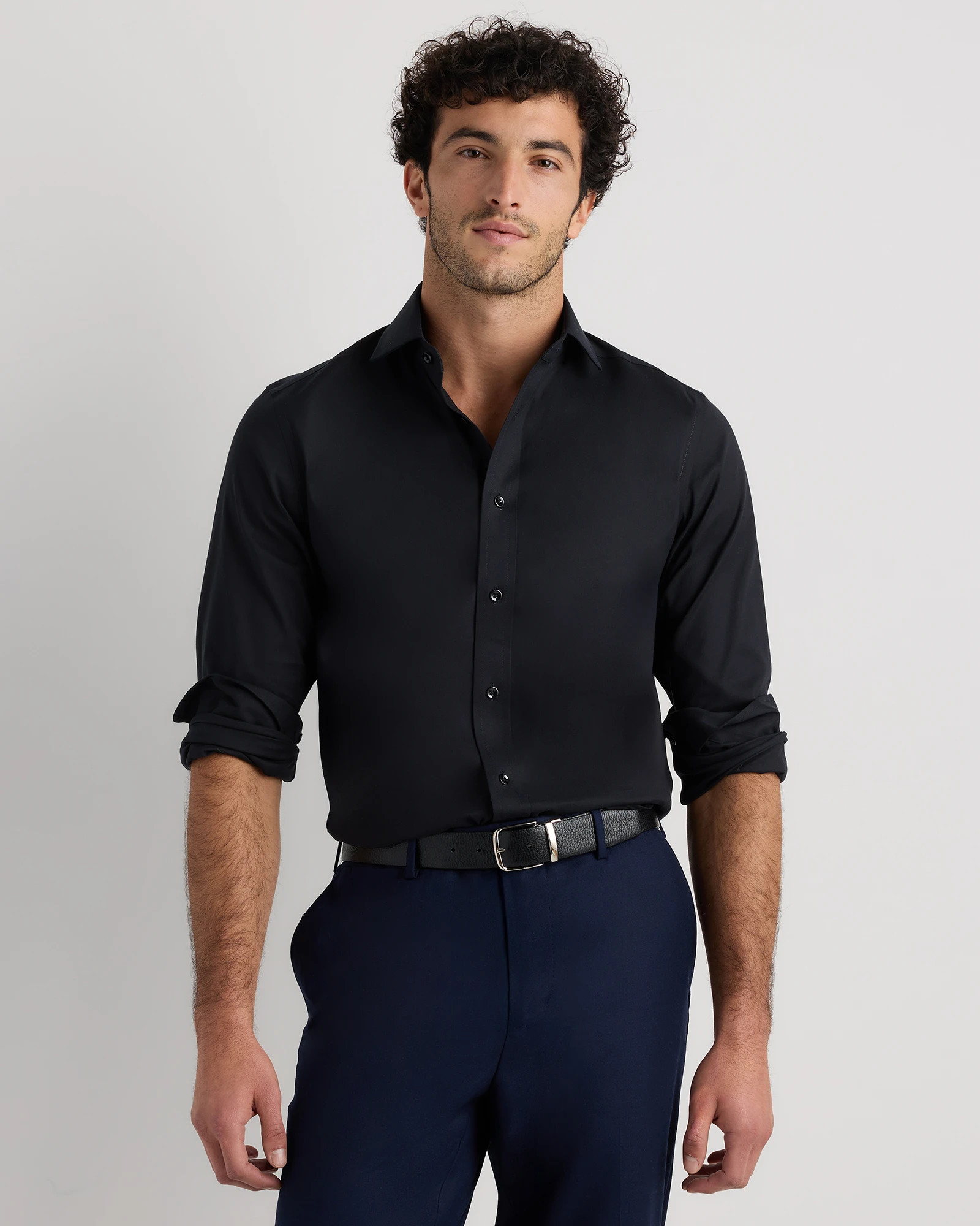 Quince | Men's Non-Iron Dress Shirt in Sky Blue, Size XXL, Organic Cotton | Quince
