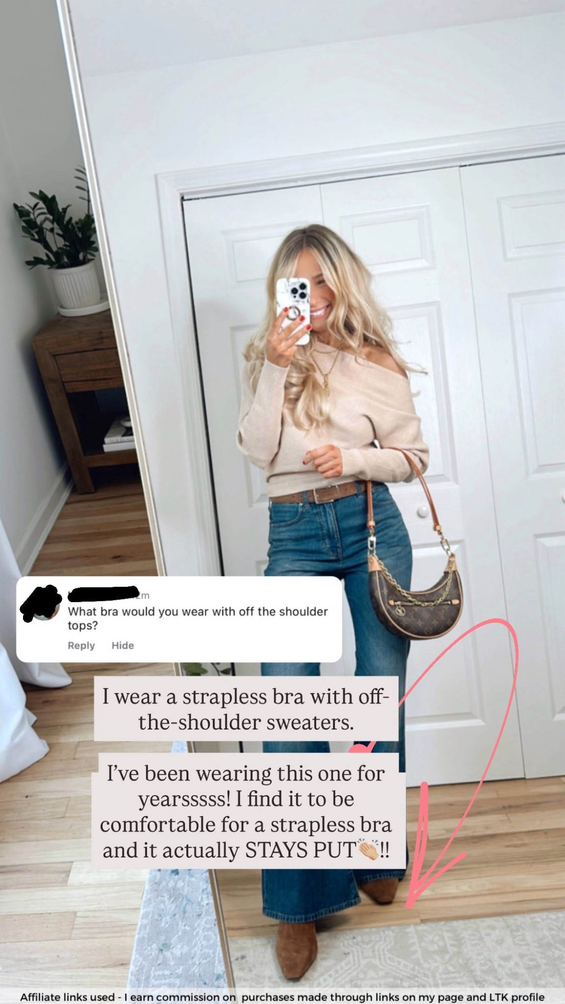 Favorite strapless bra that actually STAYS PUT!! 👏🏼