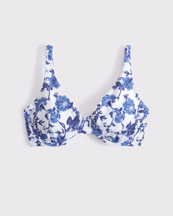 Women's Curve Love High Apex Underwire Bikini Top | Women's Swimwear | Abercrombie.com | Abercrombie & Fitch (US)
