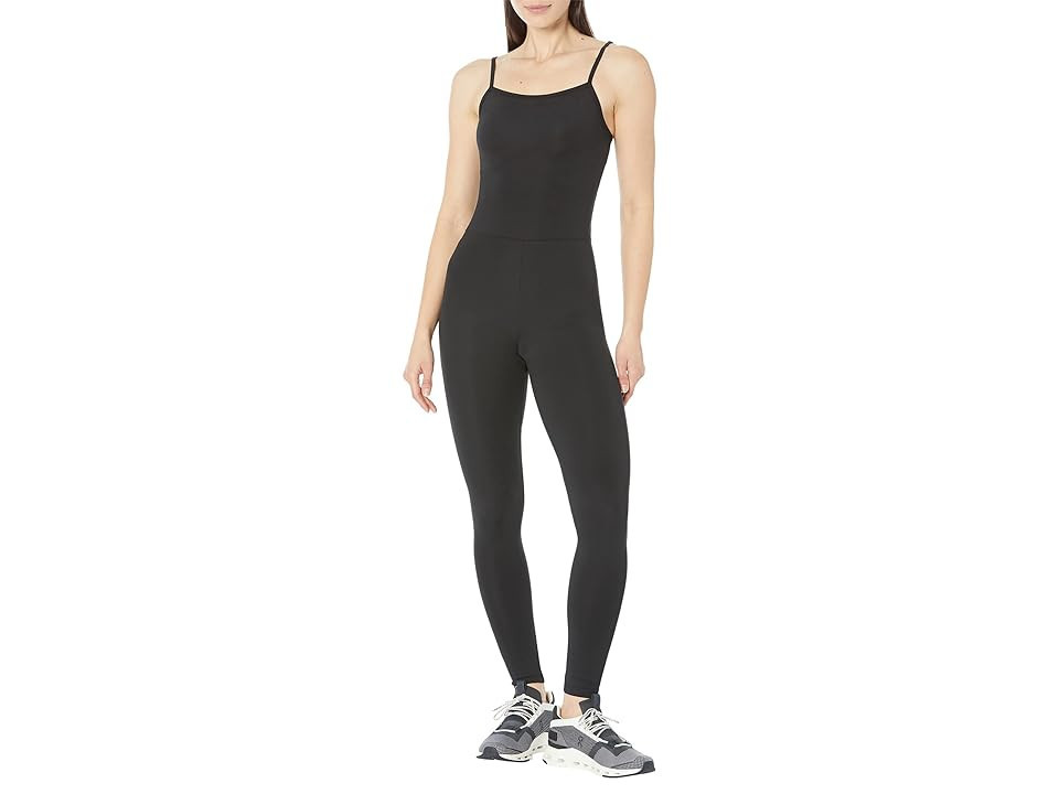 girlfriend collective The Unitard (Black) Women's Jumpsuit & Rompers One Piece | Zappos