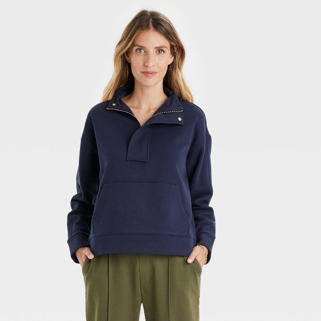 Women's Quarter Zip Sweatshirt - A New Day™ | Target