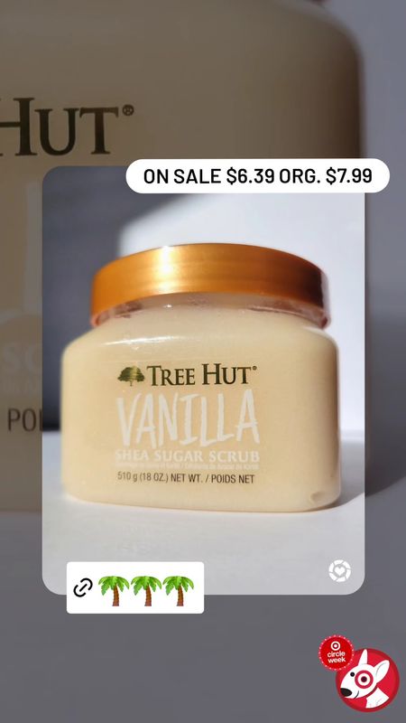 Tree Hut vanilla shea sugar scrub on sale $6.39 Org. $7.99 (PSA: target circle week is April 7th till the 13th + use your redcard to save an additional 5% 🎯 NEW deals everyday 😍) - I've been working out a lot lately & this makes you smell sooo good 🥲 Which one should I try next? ↡ Remember you can always get a price drop notification if you heart a post/save a product 😉 

✨️ P.S. if you follow, like, share, save, subscribe, or shop my post (either here or @coffee&clearance).. thank you sooo much, I appreciate you! As always thanks sooo much for being here & shopping with me friend 🥹 

| target circle week, sephora sale, graduation dress, graduation gift, graduation lei, Wedding Guest Dress, Country Concert Outfit, Swimsuit, Jeans, Travel Outfit, Vacation Outfit, Wedding Guest Dress, Spring Outfit, Dress, Maternity, walmart fashion, walmart finds, shop with me, try on, haul, grwm, Date Night Outfit, Swimsuit, target, western, cowboy, cowboy hats, cocktail dress, mascara, rugs, bar cart, over the knee boots, clutch, clean beauty, curling iron, amazon, walmart, target home, walmart home, amazon home, amazon fashion, amazon finds, target finds, walmart finds, amazon spring, spring dresses, spring outfits, spring sandals, amanda roblessed | #LTKxTarget #LTKxSephora #Itkmostloved #LTKxPrime #LTKFestival #LTKxMadewell #LTKCon #LTKGiftGuide. #LTKSeasonal #LTKHoliday #LTKVideo #LTKU #LTKover40 #LTKhome #LTKsalealert #LTKmidsize #LTKparties #LTKfindsunder50 #LTKfindsunder100 #LTKstyletip #LTKbeauty #LTKfitness
#LTKplussize #LTKworkwear #LTKswim # LTKtravel #LTKshoecrush #LTKitbag #LTKbaby #LTKbump #LTKkids #LTKfamily #LTKmens #LTKwedding #LTKeurope #LTKbrasil #LTKaustralia #LTKAsia
#LTKxAFeurope #LTKHalloween #LTKcurves #LTKfit #LTKRefresh #LTKunder50 #LTKunder100 #liketkit @liketoknow.it

#LTKGiftGuide