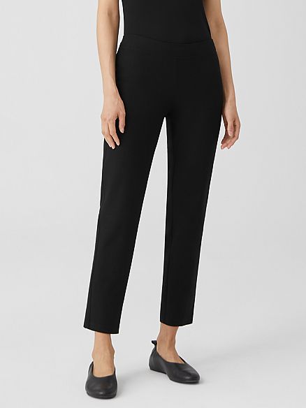 Washable Stretch Crepe Pant | Eileen Fisher