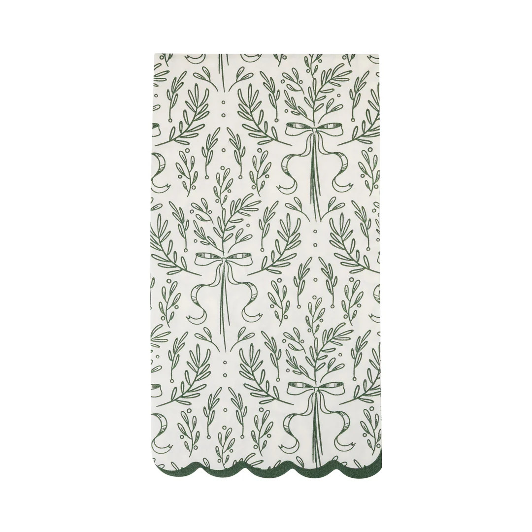 Green Bough Pattern Dinner Napkin | My Mind's Eye
