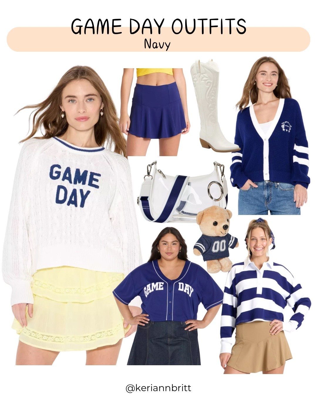 Game Day Outfit (xxs-4x)

Football Outfit / Gameday / college football / ncaa football / nfl outfit / high school football / women’s football outfit / girls game day outfit / school spirit / school colors / spirit wear / football outfit / college football game / tailgating / tailgate outfit / football gifts / navy blue / navy blue gameday / dark blue / Penn state / auburn tigers / Notre dame / West Virginia / WVU / UConn Huskies / Georgia Tech / Dallas Cowboys / Seattle Seahawks / New England Patriots / Denver Broncos 


#LTKU #LTKSeasonal #LTKActive