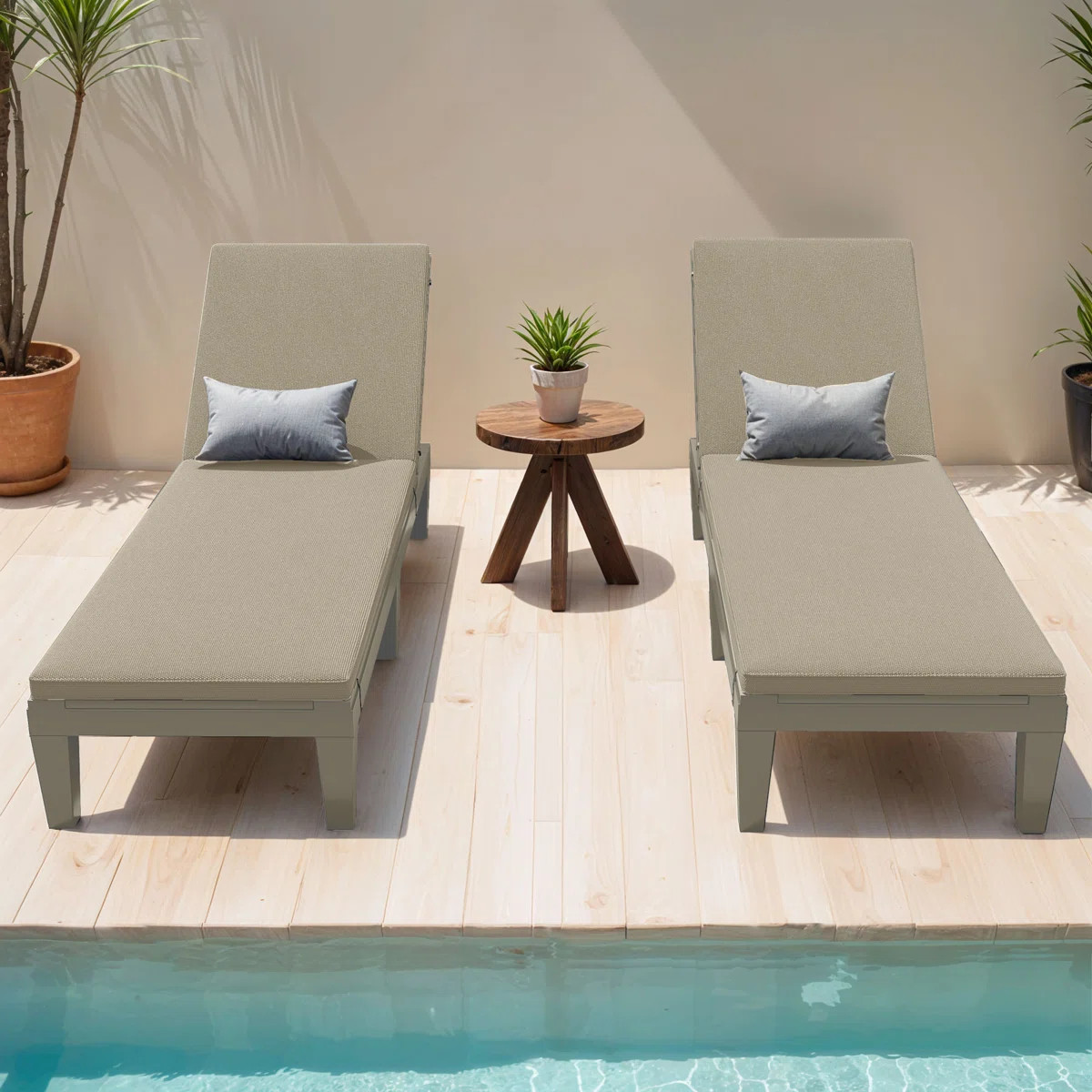 Outdoor Chaise Lounge (Set Of 2) | Wayfair North America