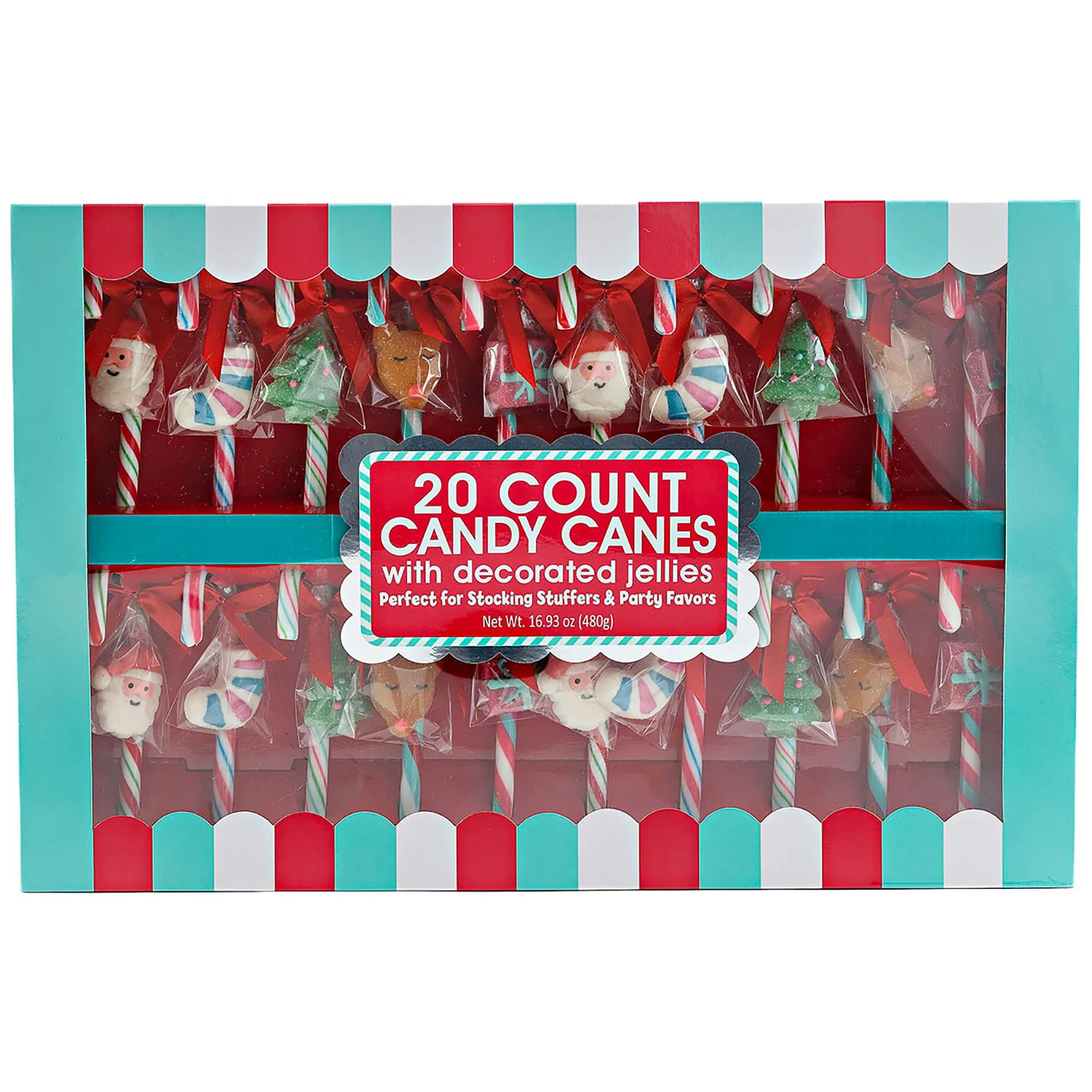 Candy Canes with Decorated Jellies, 20 ct. | Sam's Club