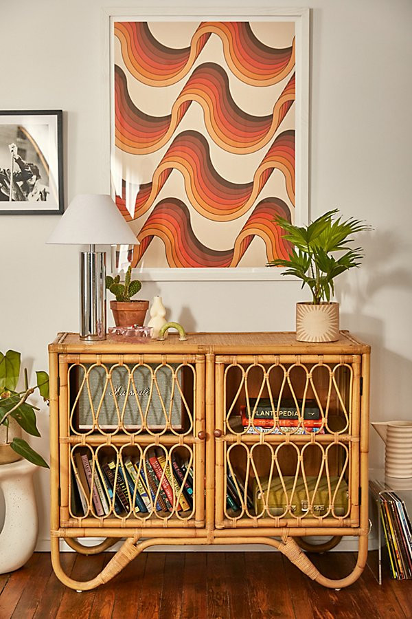 Melody Rattan Storage Cabinet | Urban Outfitters (US and RoW)