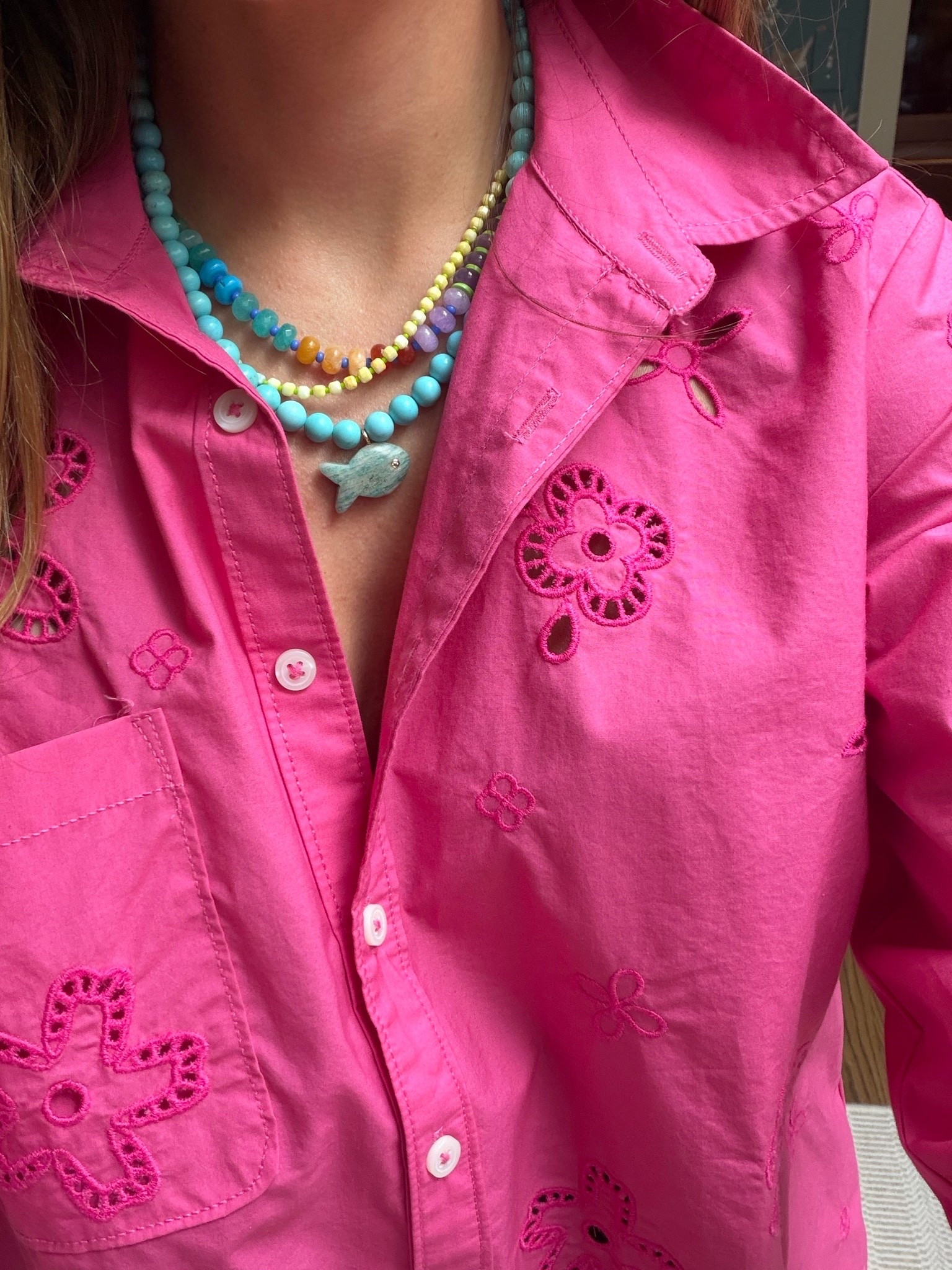 Cutest little necklace stack for summer!