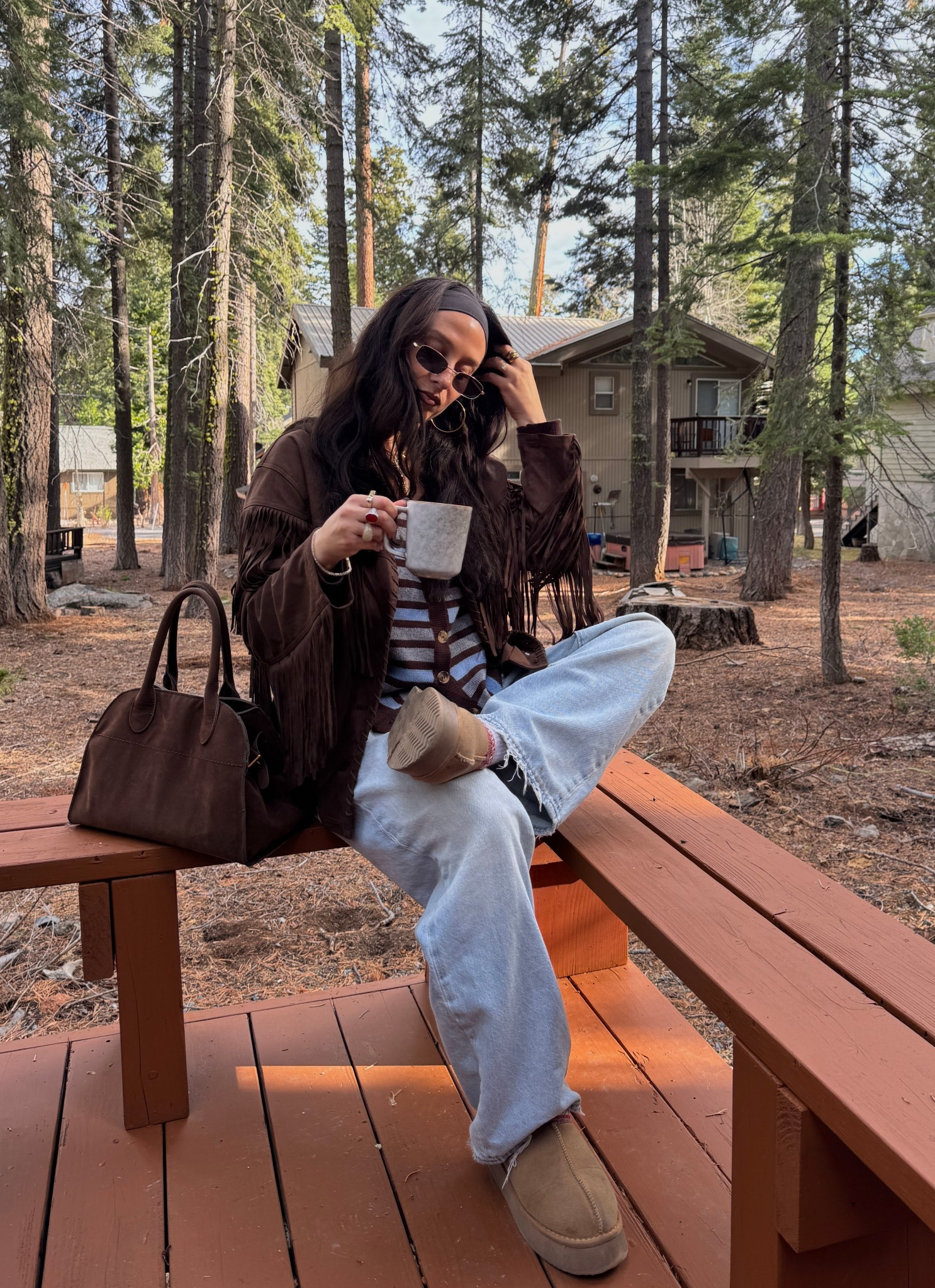 outfit details🫶🏻
wearing a size medium in both the cardigan && jacket

#LTKootd