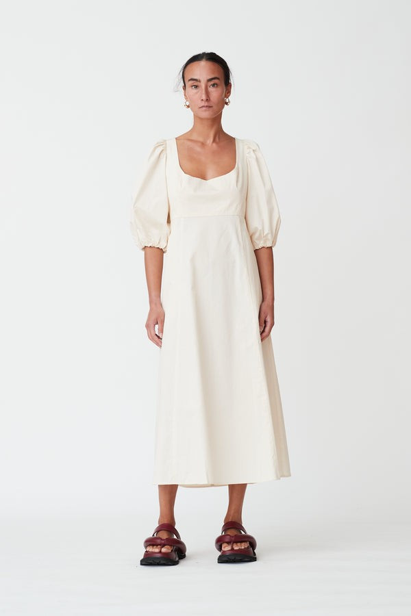Carmelita Dress in White | Reliquia Collective & Blanca