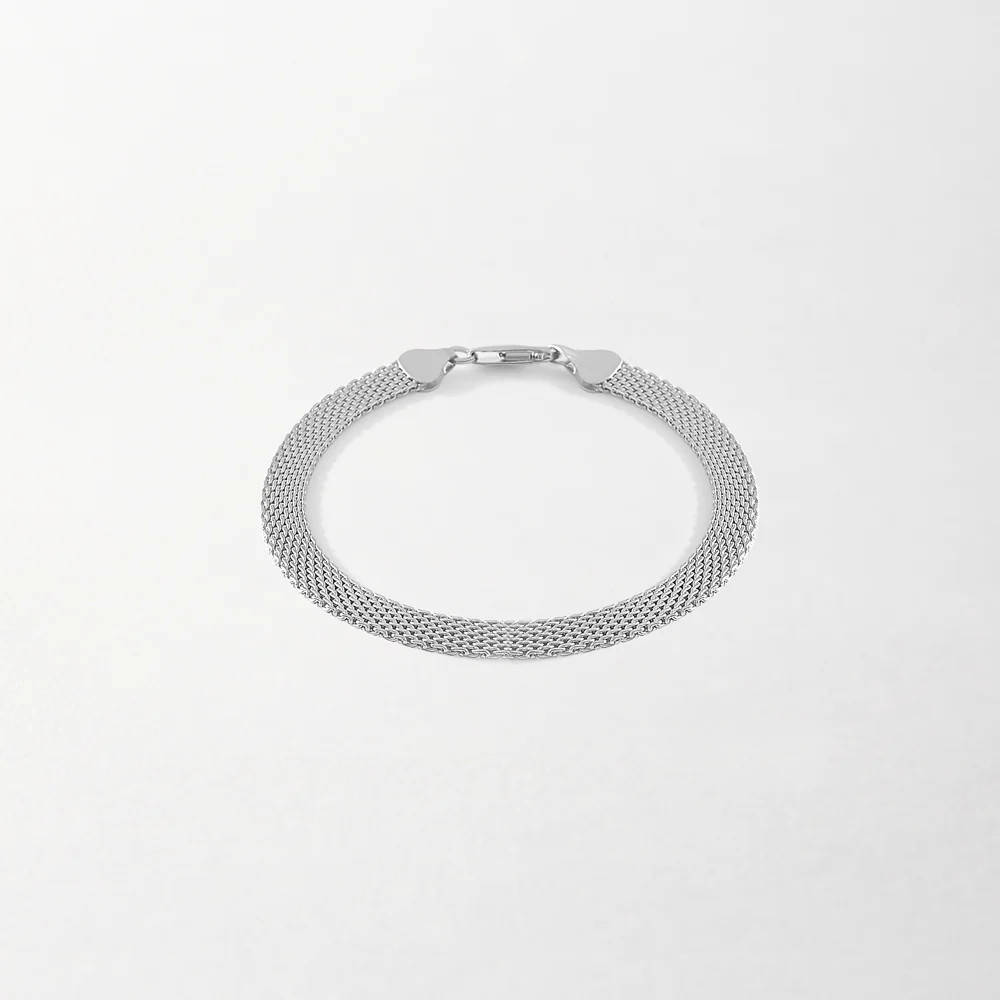 Victoria Woven Bracelet - Silver | Edge of Ember Ltd