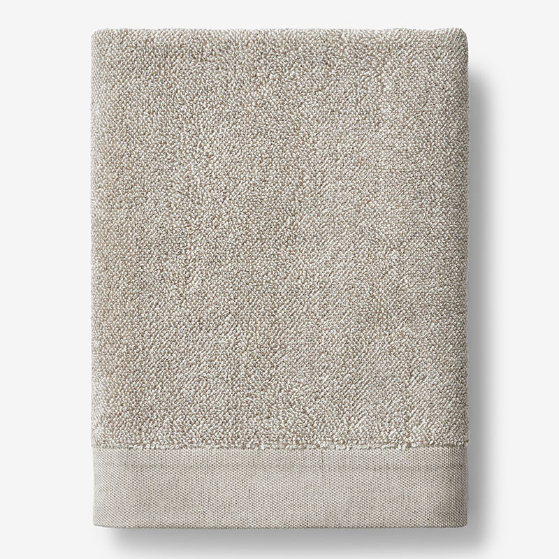 Cotton and Linen Mélange Bath Towel - Natural | The Company Store