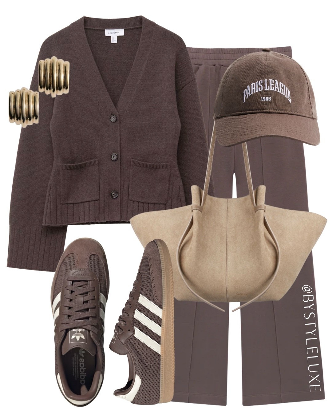 OFF DUTY - comfy weekend outfit in brown with my fave cardigan.

#adidassamba #autumoutfit #cardigan

#LTKshoes #LTKuk #LTKautumn