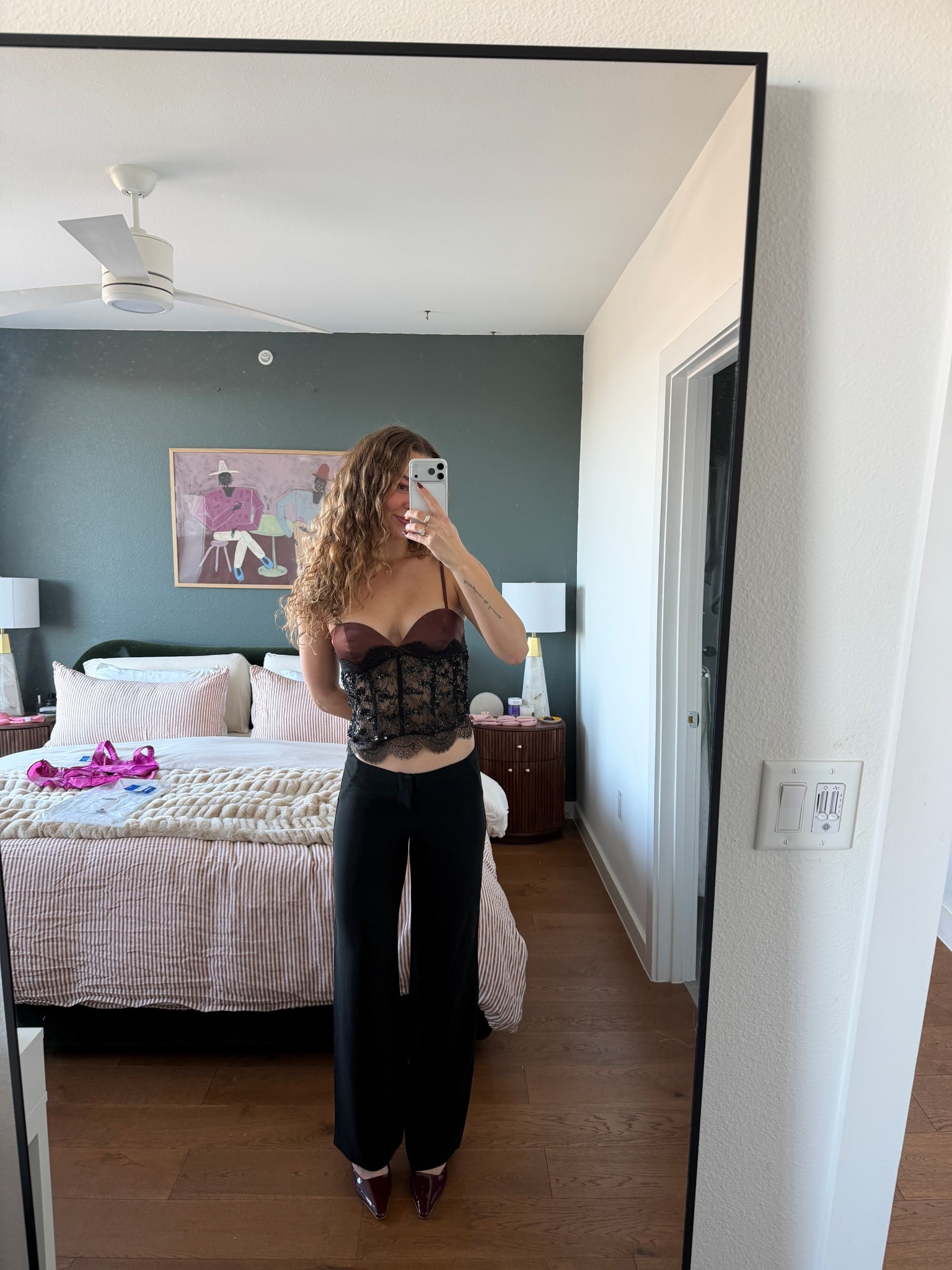 wearing a medium in this top!