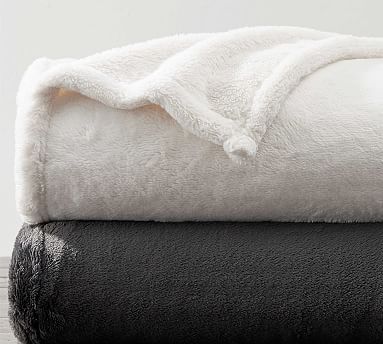 Faux Fur Cozy Throws | Pottery Barn (US)