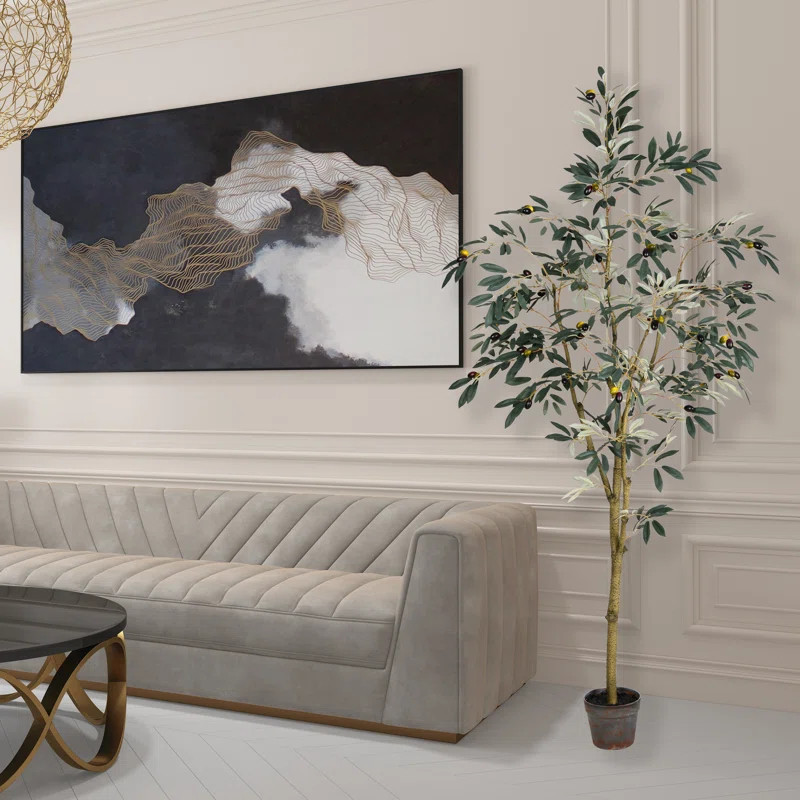 Artificial Potted Olive Tree. | Wayfair North America