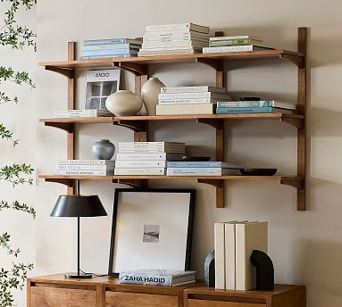 Cayman Tiered Wall Shelves | Pottery Barn (US)