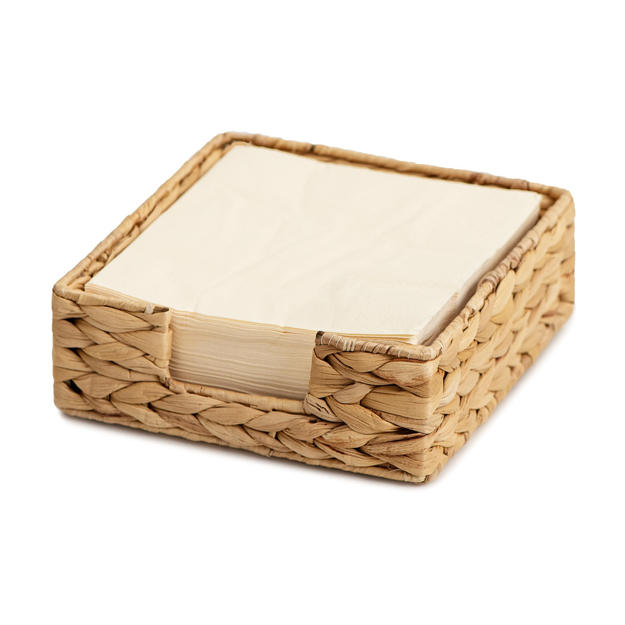 StorageWorks Water Hyacinth Guest Towel Holder for Bathroom, Wicker Napkins Baskets for Dinning R... | Amazon (US)