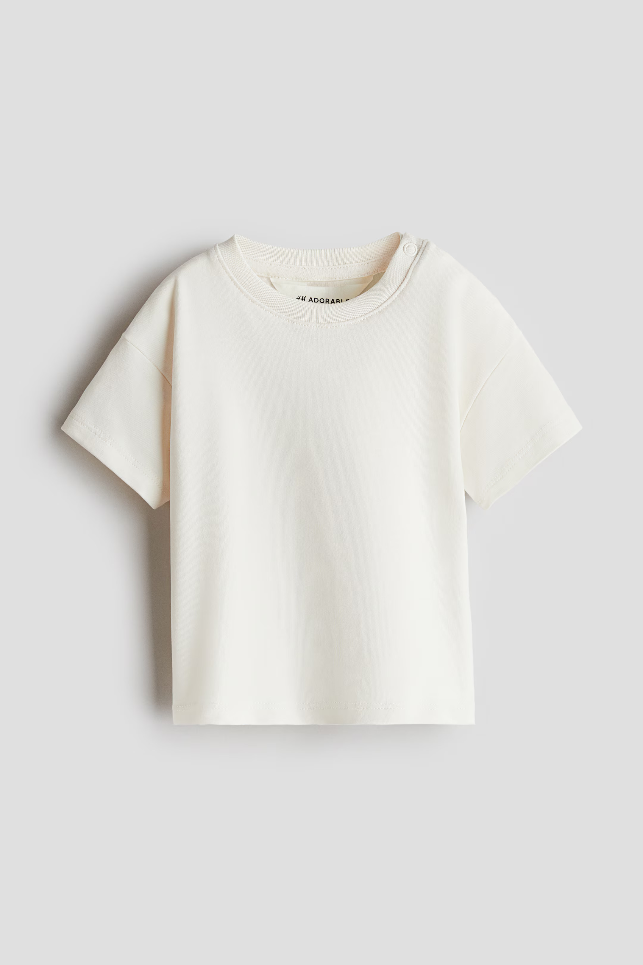 Loose-Fit Pima Cotton T-Shirt - White - Kids | H&M US | H&M (US + CA)