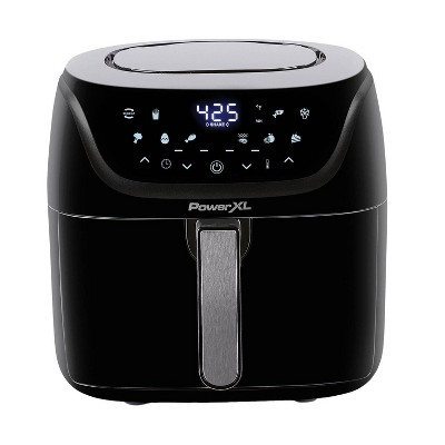 PowerXL 6qt Vortex Pro Plastic/Stainless Steel Airfryer Black: 1500W, Nonstick, Dishwasher-Safe, 12.5lb Capacity | Target