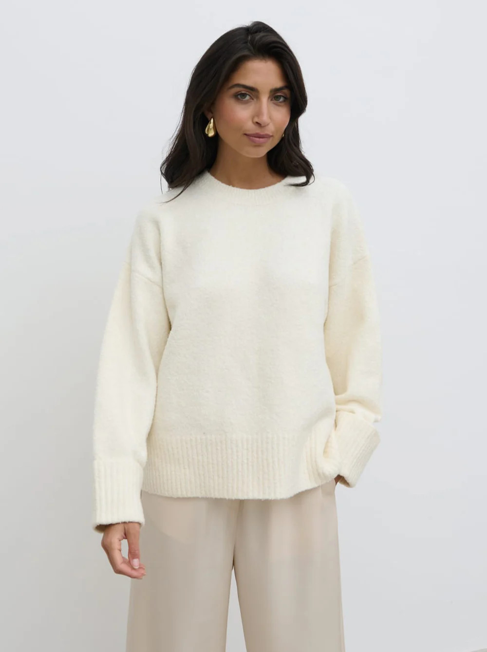 Camille Oversized Borg Jumper | Pretty Lavish (UK)