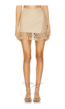 Tularosa Lexi Skort in Beige from Revolve.com | Revolve Clothing (Global)