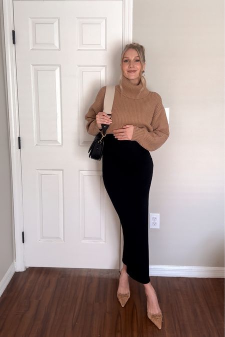 Maternity outfit, Women's winter maternity outfit, Winter maternity fashion, Winter outfit inspo, Winter outfit ideas, Aritzia outfit, Amazon fashion, Pregnancy outfit, Winter bump friendly outfit, Bump outfit, Winter bump style

#LTKbump #LTKstyletip #LTKbaby