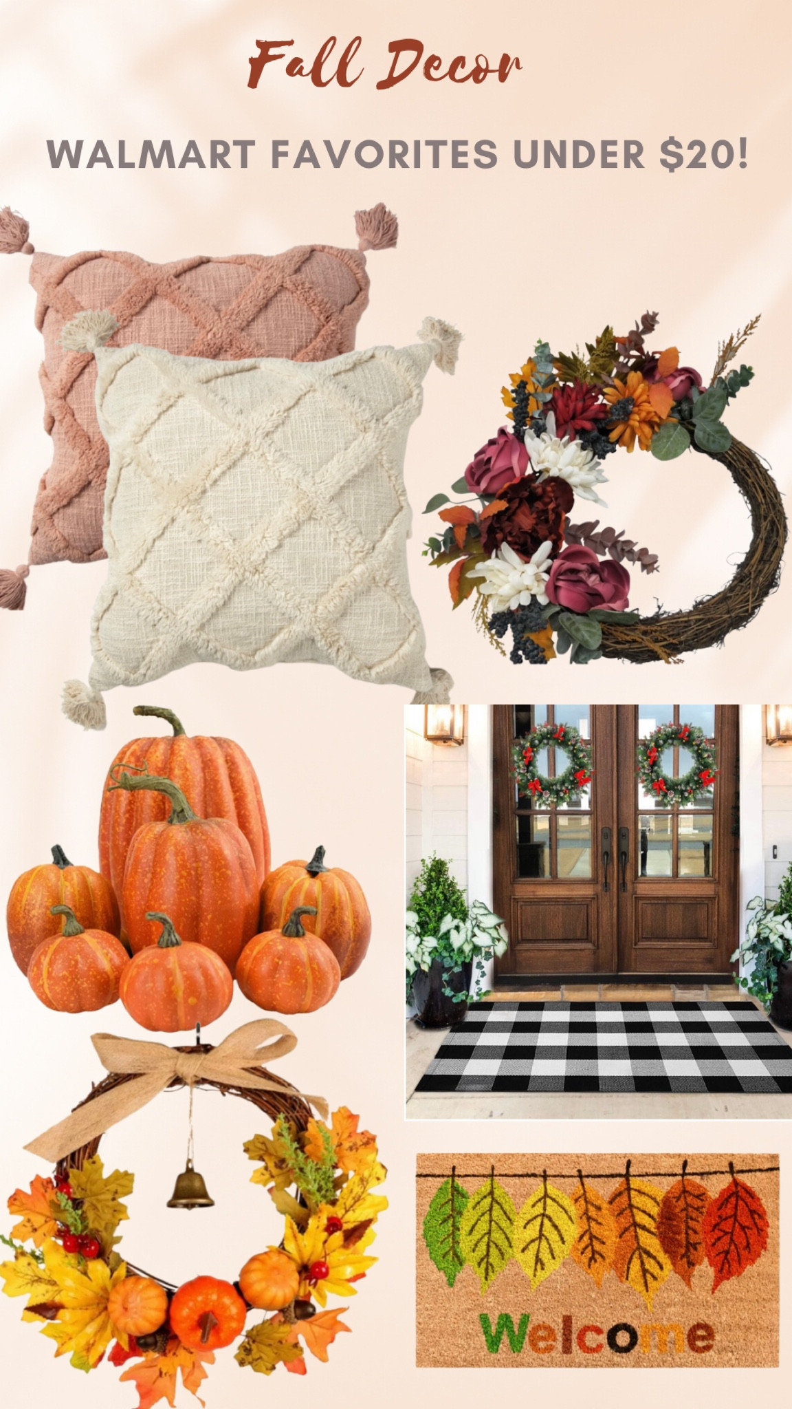 Walmart Fall home decor under $20! 

#LTKsalealert #LTKunder100 #LTKhome