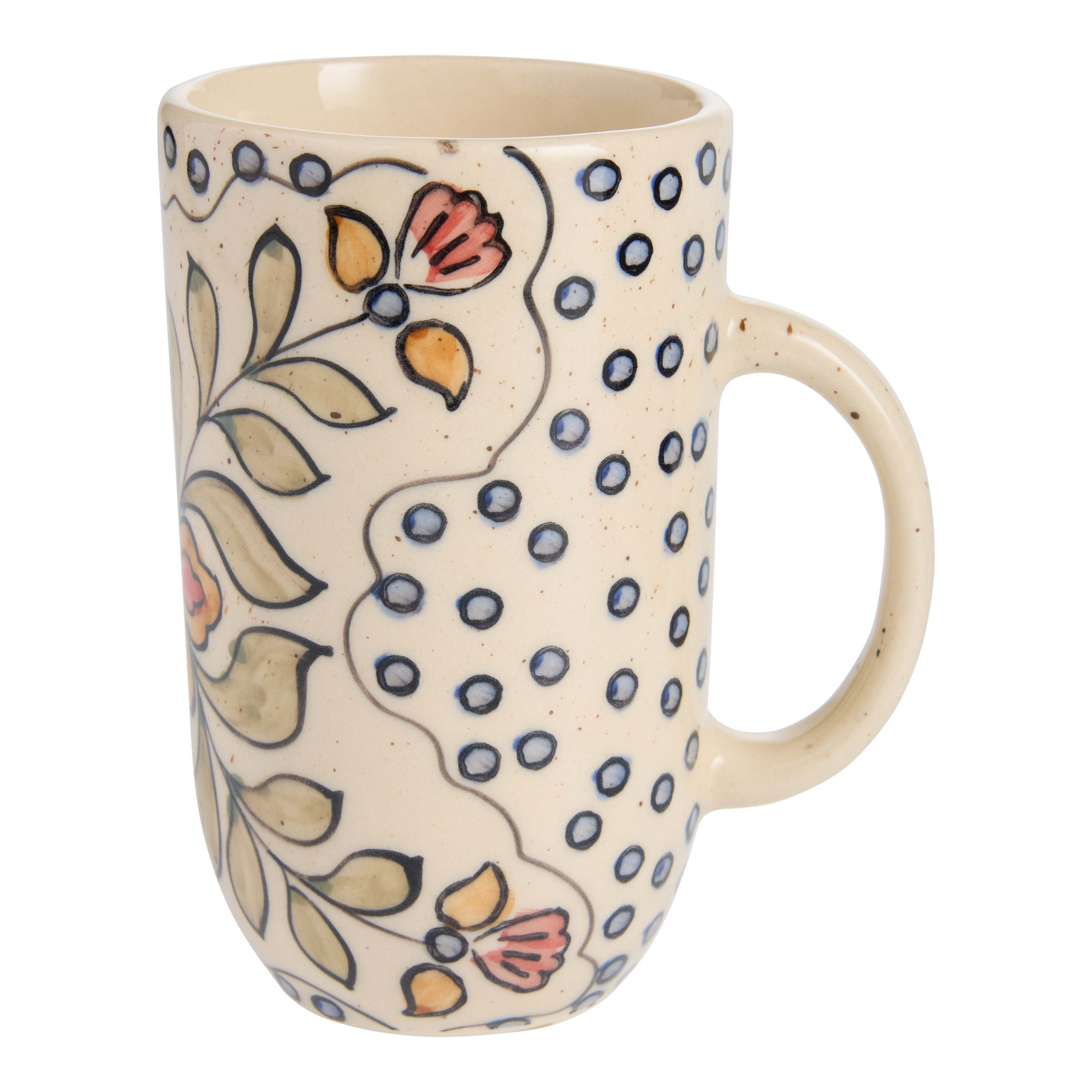 Speckled Secret Garden Hand Painted Ceramic Mug | World Market