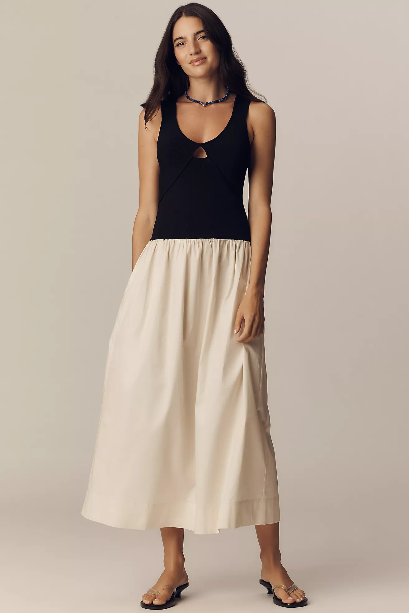 Rails Raquel Sleeveless Scoop-Neck Knit Midi Dress | Anthropologie (US)