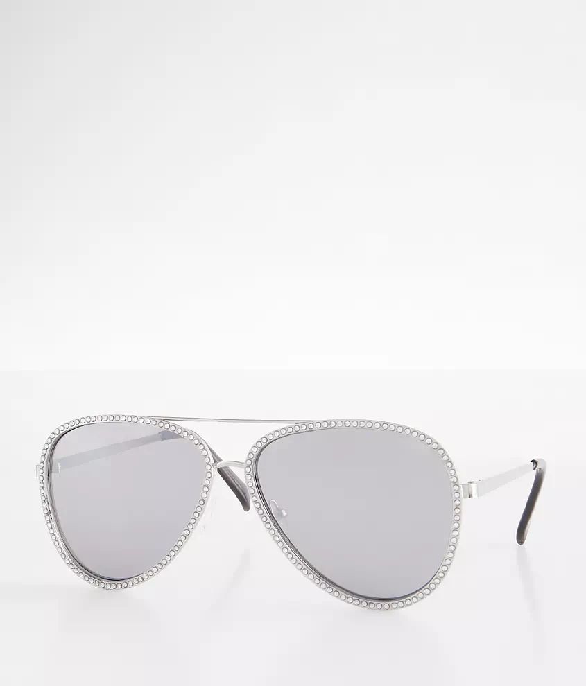 Glitz Aviator Sunglasses | Buckle