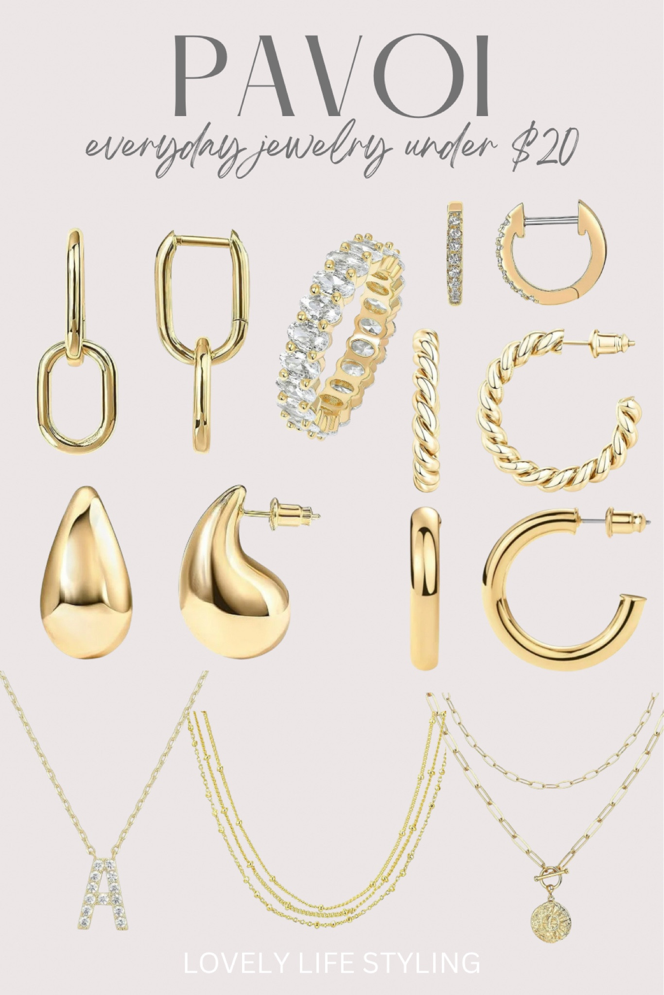 PAVOI everyday gold jewelry under $20
Hoop earrings
Trending jewelry
Charm necklace 
Initial necklace 
Everyday jewelry
#walmartpartner @walmartfashion #walmartfashion #walmartfinds


#LTKStyleTip #LTKxWalmart #LTKFindsUnder50