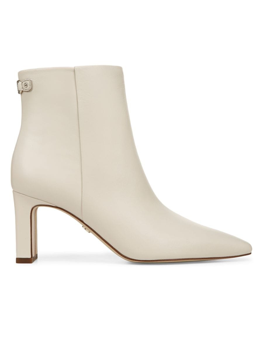 Saige 70MM Leather Booties | Saks Fifth Avenue