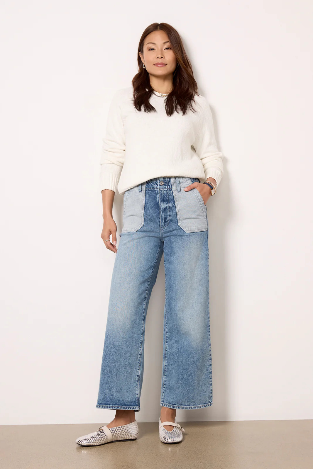 Sasha Ankle w Reverse Utility Pockets | Evereve