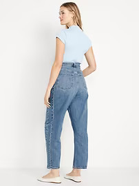 High-Waisted Barrel Ankle Jeans | Old Navy | Old Navy (US)