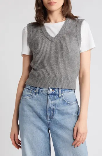 Romy Shrunken Sweater Vest | Nordstrom