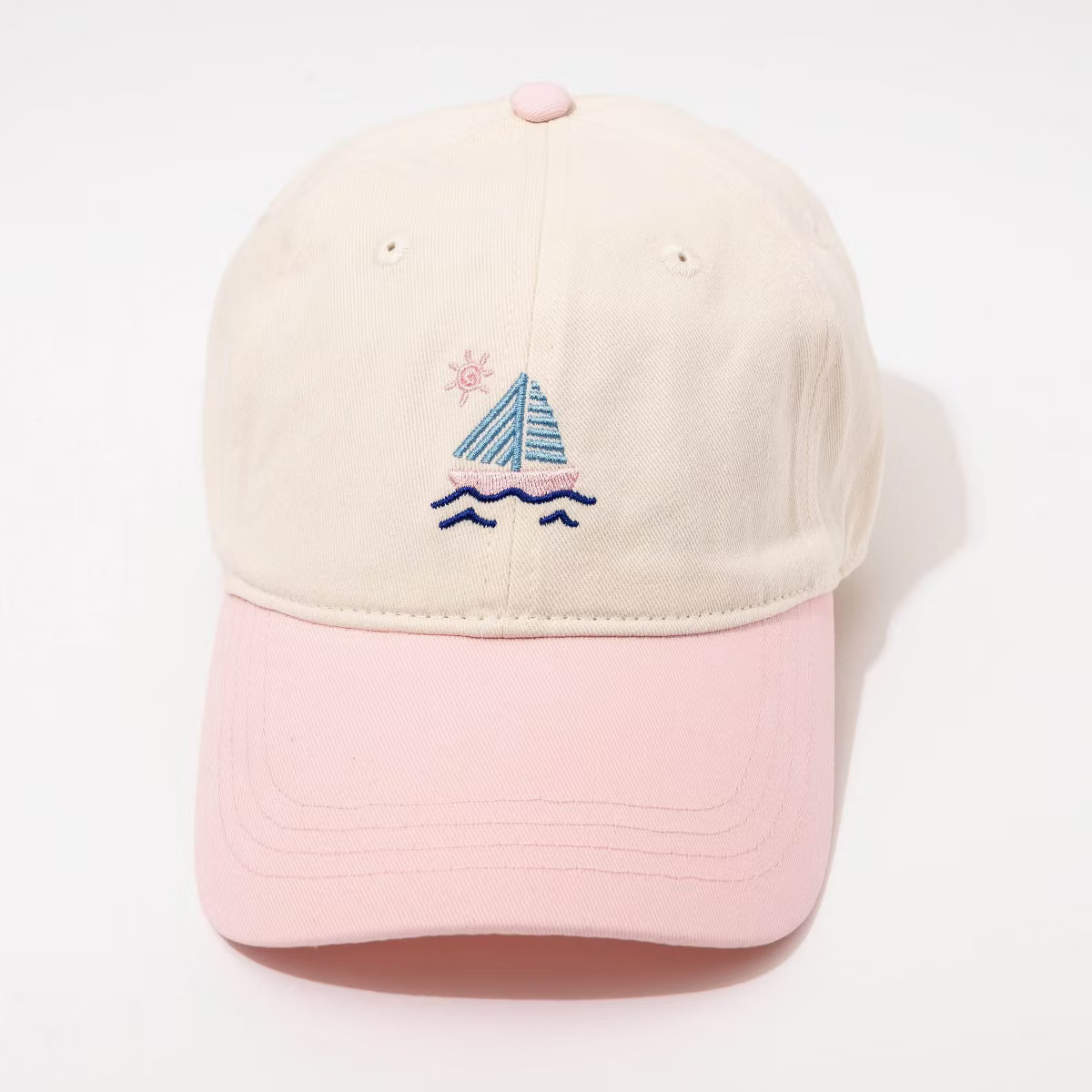 Sail Boat Hat - Frasier Sterling Cream/Pink | Target