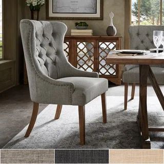 Kimpton Upholstered Button Tufted Wingback Chair by iNSPIRE Q Artisan | Bed Bath & Beyond