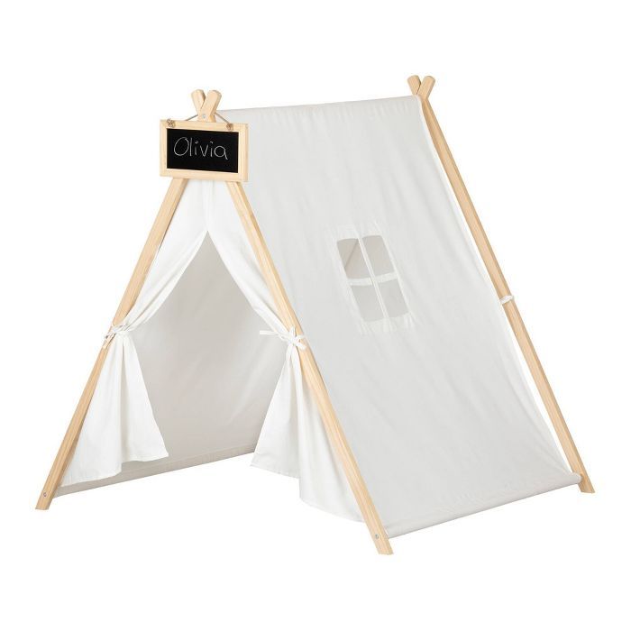 Sweedi Play Tent with Chalkboard Organic Cotton and Pine  - South Shore | Target