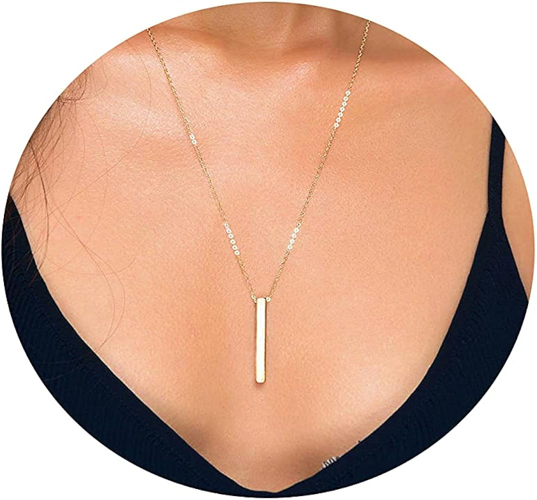 MIDEEO 14K Gold Leaf Pendant Necklaces for Women Dainty Sun Coin Choker Medallion Moon Star Neckl... | Amazon (US)