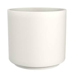 Trendspot 13 in. Matte White Cylinder Ceramic Planter-CR11502N-13W - The Home Depot | The Home Depot