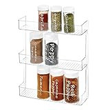 iDesign Linus Plastic Wall Mount Spice Organizer Rack for Spices, Tea, Sauces, and Baking Supplies i | Amazon (US)