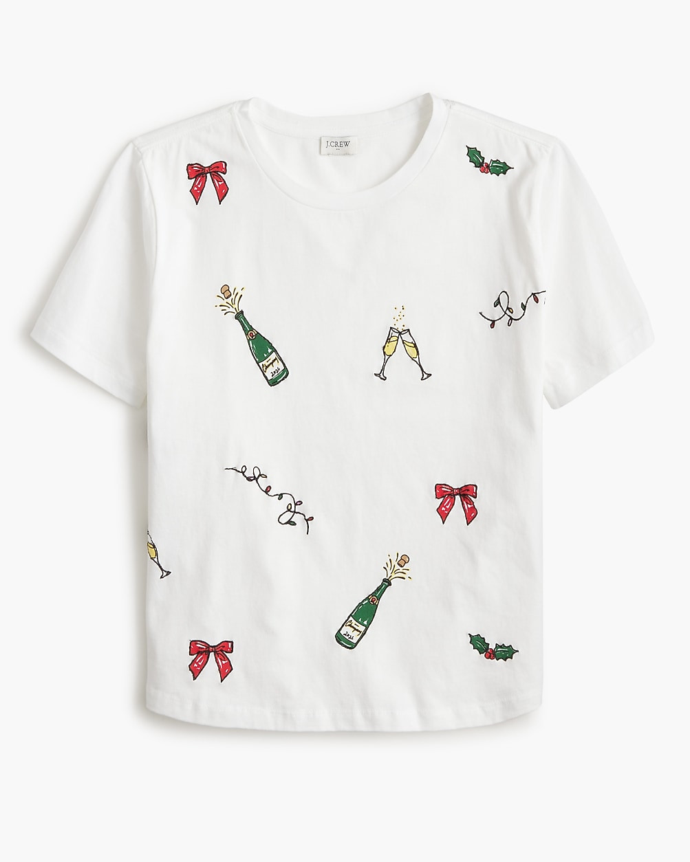 Embroidered party tee | J.Crew Factory